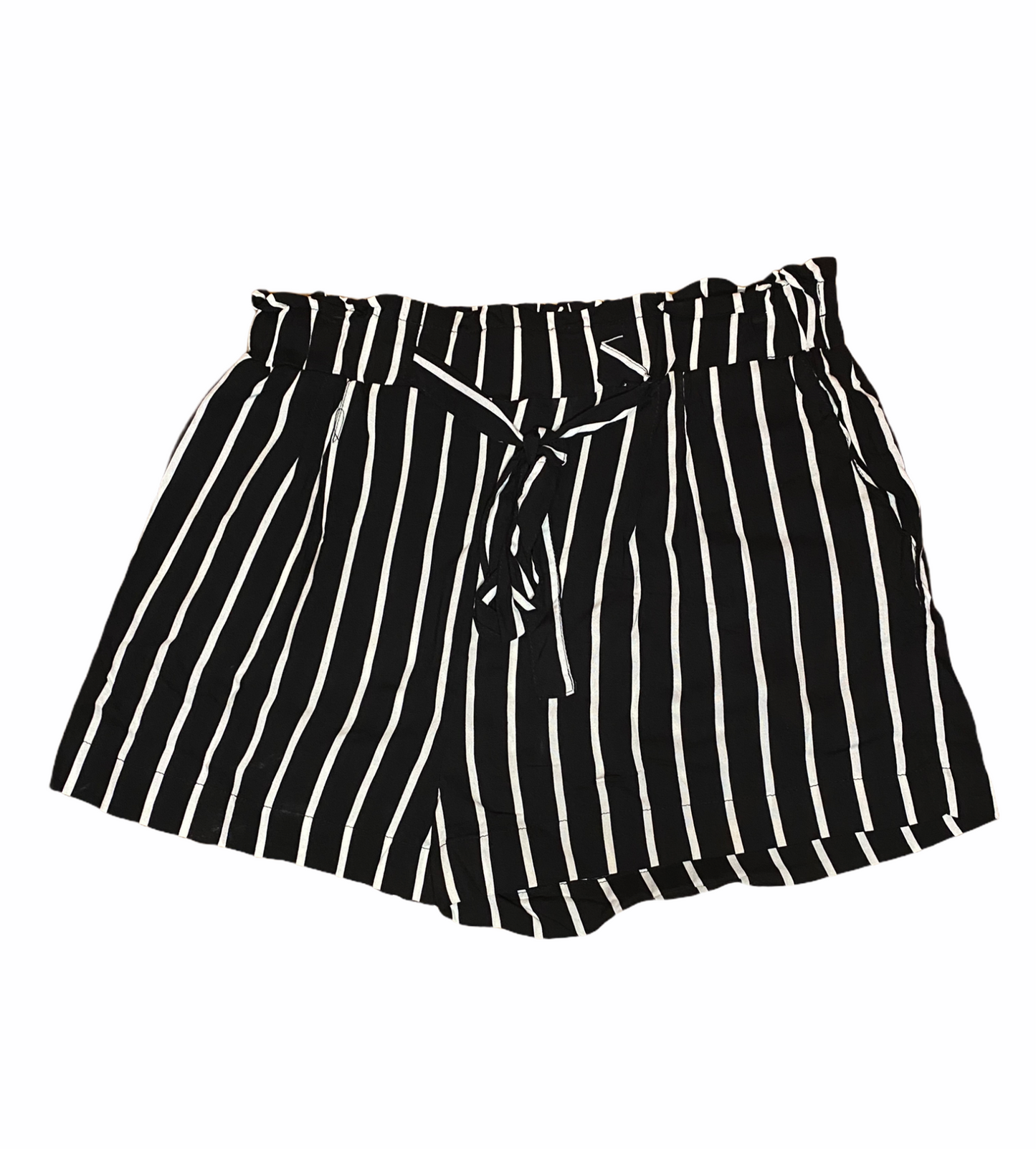 College Girl Striped Casual Shorts